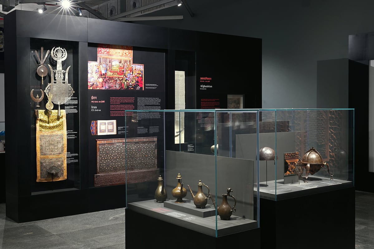 Artefacts inside the Humayun Museum